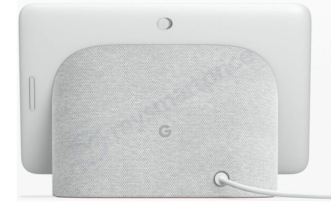 google home hub leaks in a new image, design inspired from home max and tablet