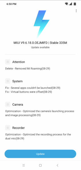 pocophone f1 receives its first ota update with optimized image processing and more
