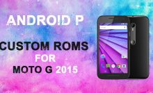 android custom roms for moto g 2015
