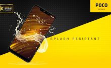 poco f1 splash proof