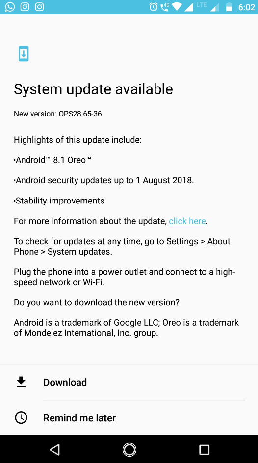 moto g5s plus starts getting android 8.1 oreo in india
