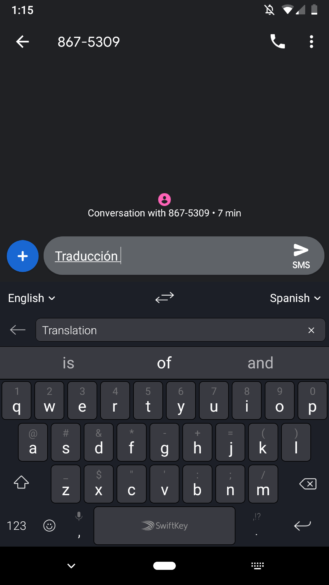 swiftkey translate