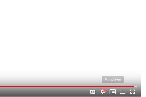 youtube miniplayer