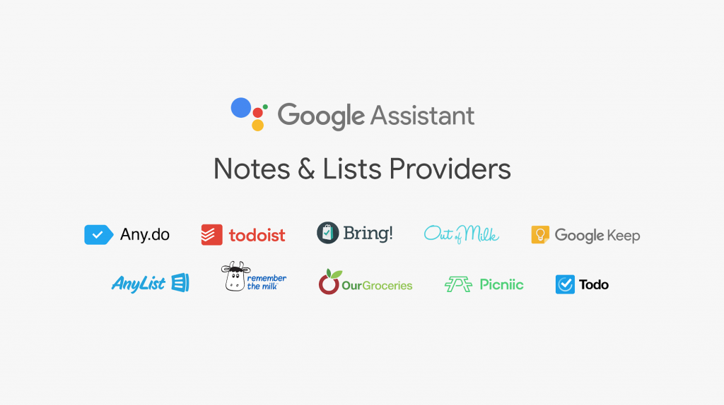 google assistant notes