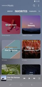 samsung music new redesign with spotify tab now available for android