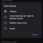 google news 5.5 brings dark theme support