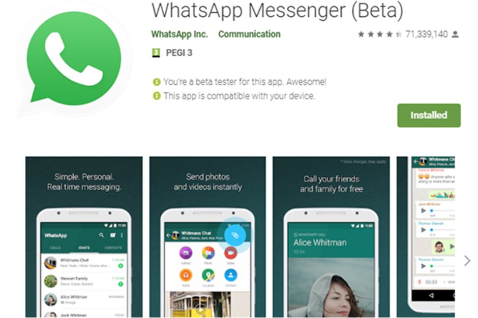whatsapp new swipe gesture to reply