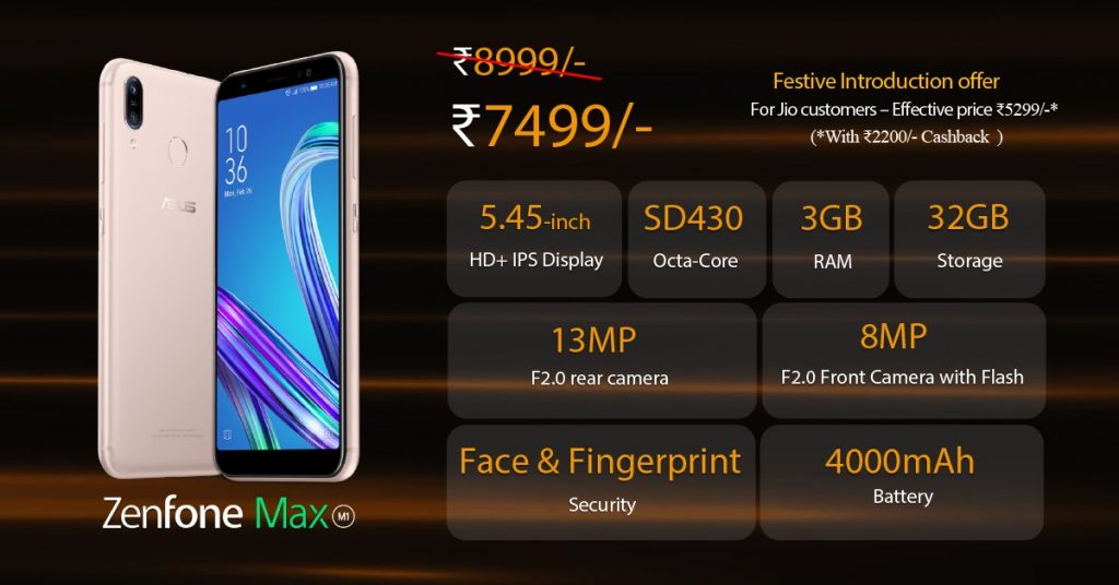 zenfone max m1 specs