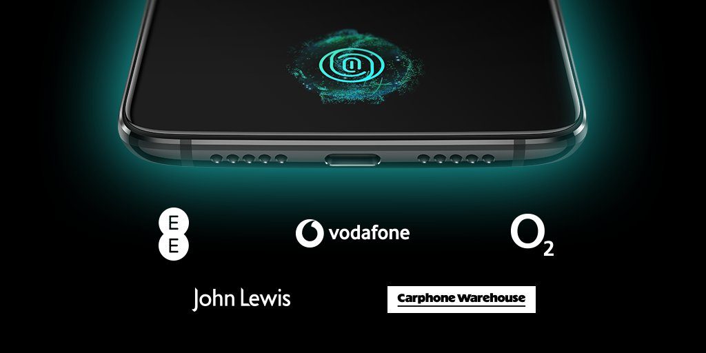 oneplus 6t coming to the uk via o2, ee, vodafone, john lewis and carphone warehouse on november 6