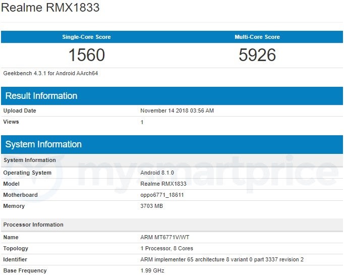 realme-rmx1833-helio-p60-geekbench