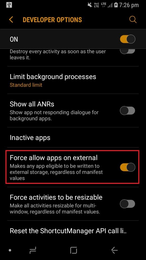 how to move installed apps to external sd card on samsung experience 8.1+ w/o root