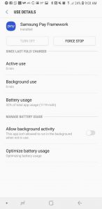 latest samsung pay framework 3.0.31 should fix battery drain issue 1 latest samsung pay framework 3.0.31 should fix battery drain issue