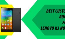 best custom rom lenovo k3 note