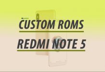 redmi note 5 pro custom roms