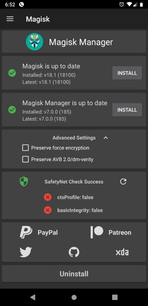 download magisk 18.1 and magisk manager 7.0: packs new ui and emui9 support