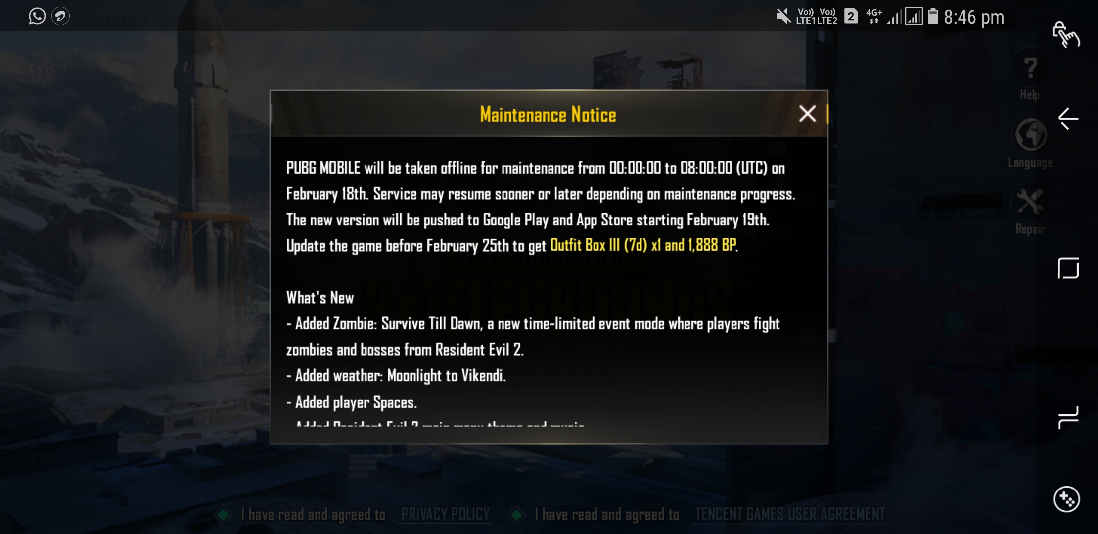 pubg maintenance pubg maintenance