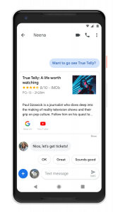 messages for android google assistant integration