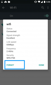 fix nexus 5x wifi issue