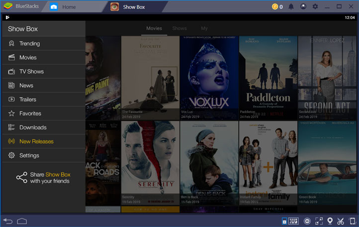 showbox on pc