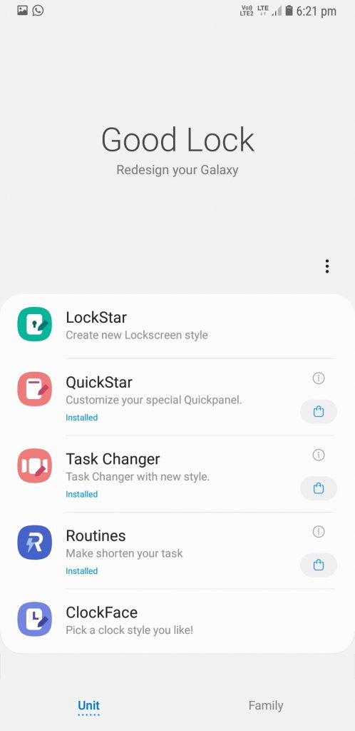 updated samsung good lock app comes with oneui support