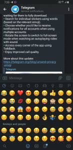 telegram 5.5 promises better privacy, brings emoji search and more