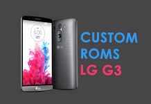 custom roms lg g3