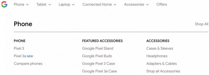 google accidentally confirms the pixel 3a smartphone!