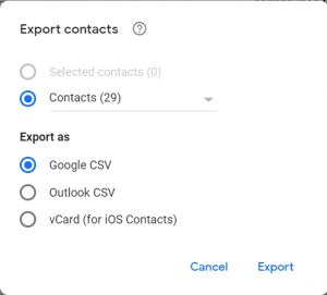 how to import google contacts to android, ios and spreadsheet