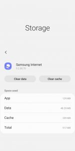 how to clear app cache and data on samsung galaxy s10+