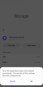 how to clear app cache and data on samsung galaxy s10+