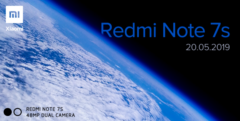 xiaomi-redmi note 7s unveil may 20