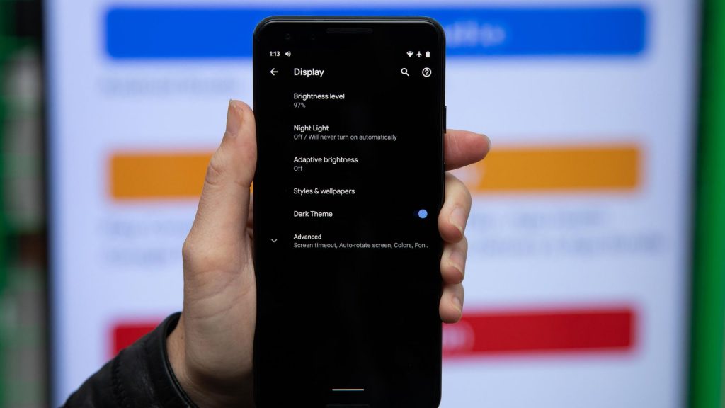 android q dark mode