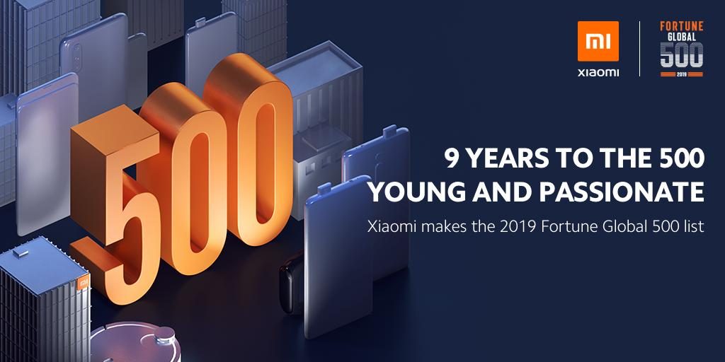 xiaomi fortune 500