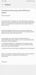 samsung warns users from unsafe dual usb type-c adapters