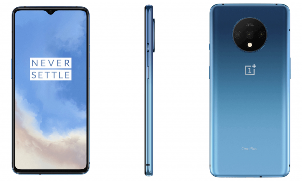 oneplus 7t launched with triple rear camera, snapdragon 855+ soc and 90hz display in india for rs 37999