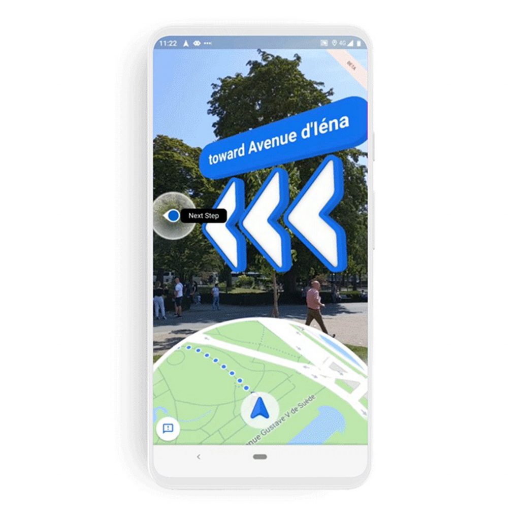 google maps live view feature debuts on android and ios (ar walking directions)