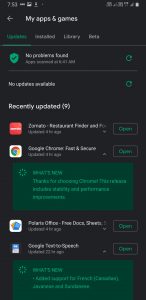 google play store 17.0 update patches changelog menu bug, hints of upcoming features