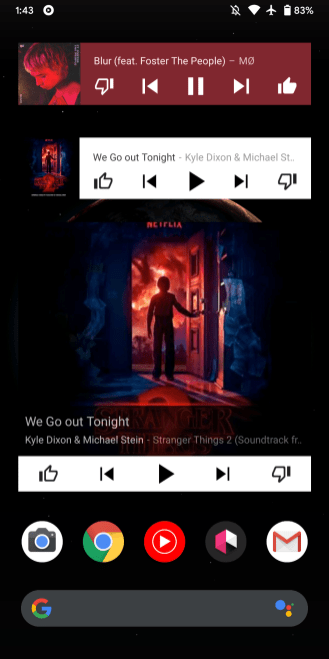 youtube music v3.39 for android brings homescreen widget