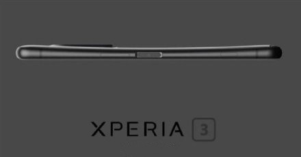 sony xperia 3 render side-mounted fingerprint sensor