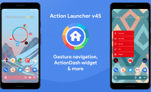 Action Launcher v45 Android 10 Gesture Navigation Support