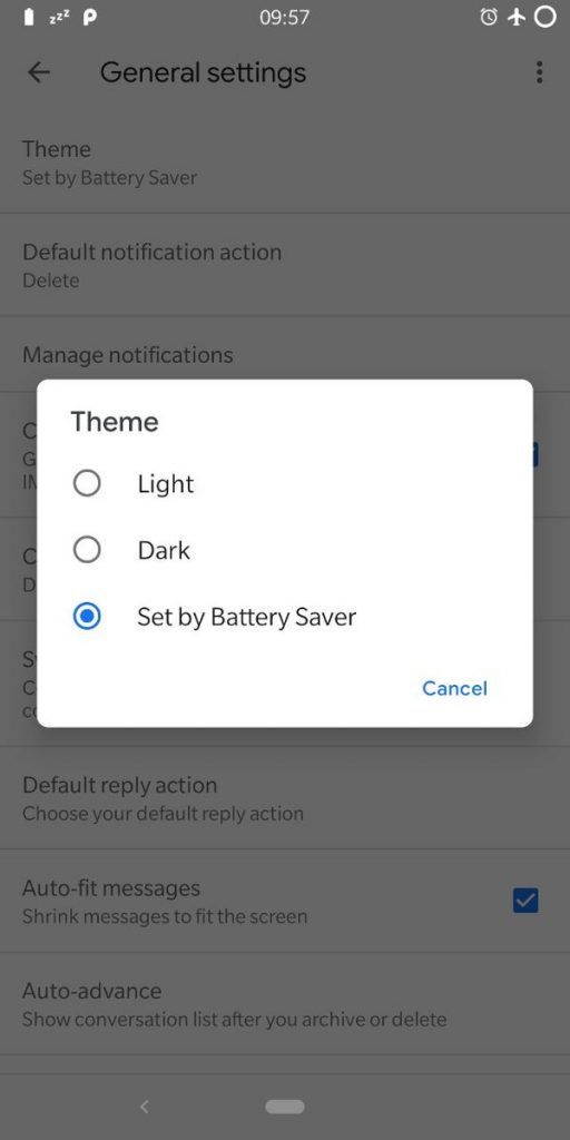 how to enable gmail dark theme for old android versions using xposed module