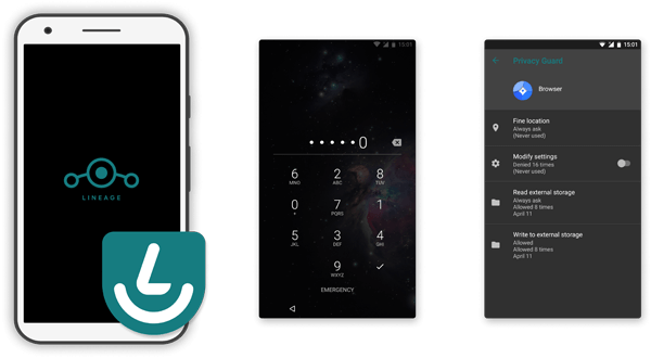 lineageos privacyguard su addon root