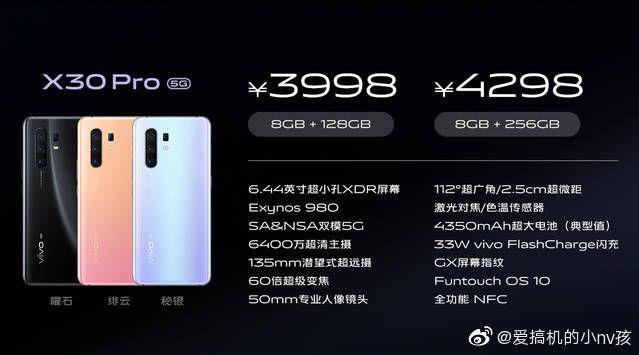 vivo x30 pro price