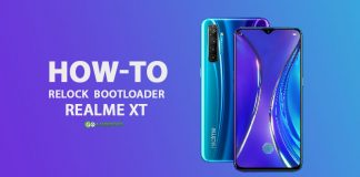 How to relock bootloader Realme XT