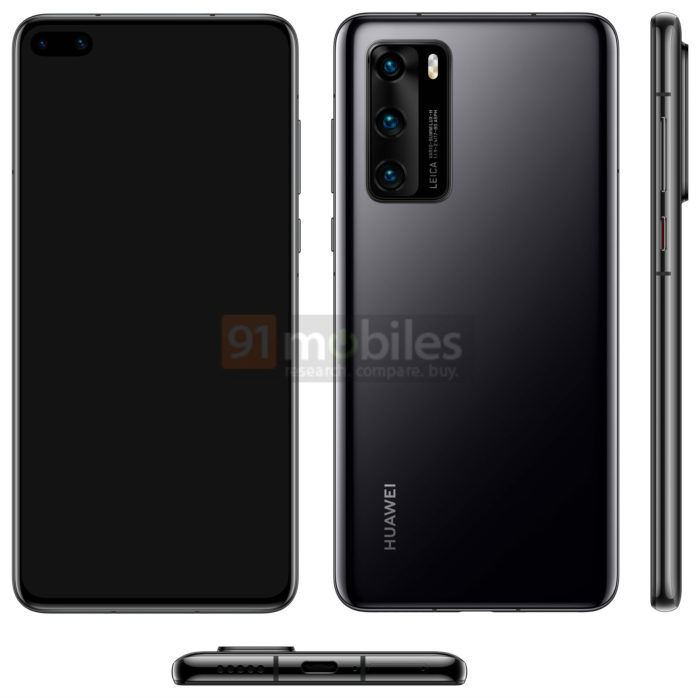 huawei p40 leaks