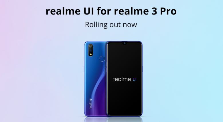 realme 3 pro android 10 update