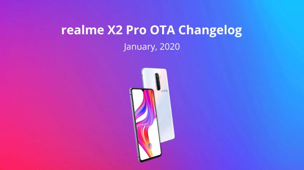 realme x2 pro january security patch