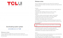TCL Plex Android 10 Update