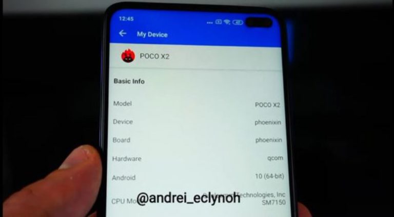 poco x2 spotted with snapdragon 730g