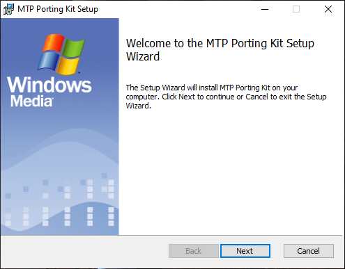 microsoft mtp porting kit usb driver